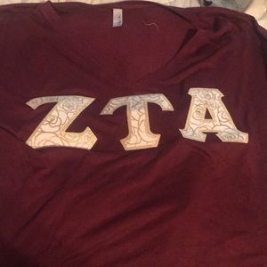 ZTA letter shirt
